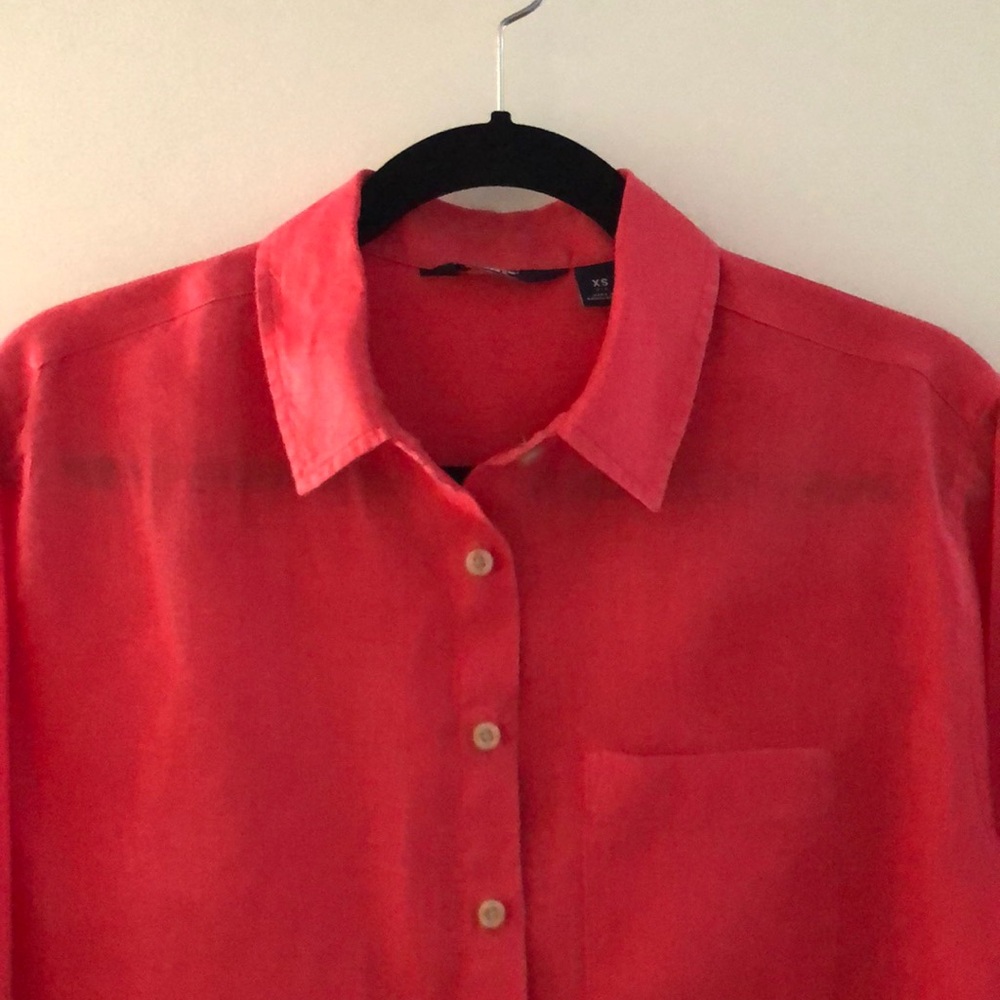 4️⃣ FOR $🔟! LANDS’ END OVERSIZED XS WOMEN’S BLOUSE - Picture 7 of 10